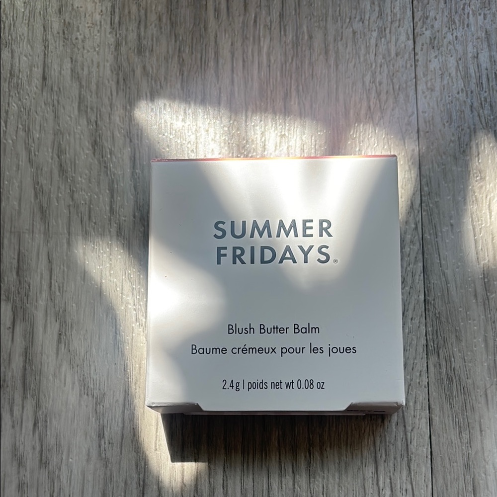 Summer Fridays Blush Butter Balm - soft strawberry